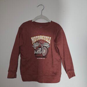 EUC | Garanimals | 3T | Motorcycle Graphic Crewneck Sweatshirt